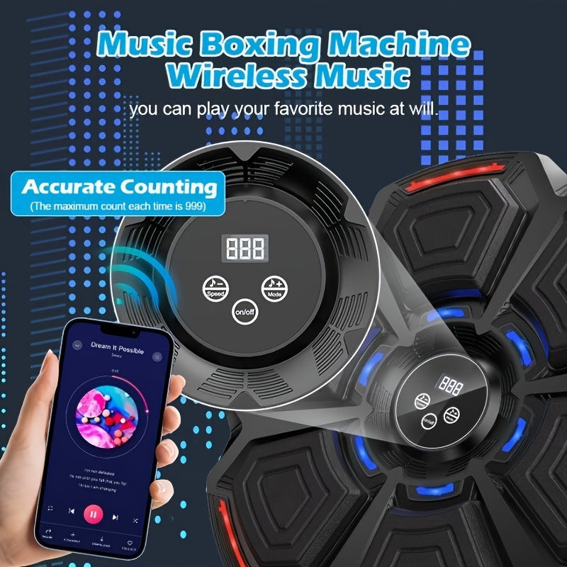Intelligent Music Boxing Trainer Electronic Music Boxing Target Rhythm Response Home Fighting Boxing Wall Target