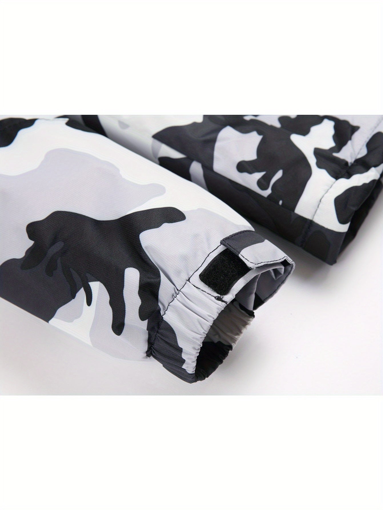 Men's Ski Snow Jacket Warm Winter Snowboard Rain Jacket Hooded Windproof Windbreaker