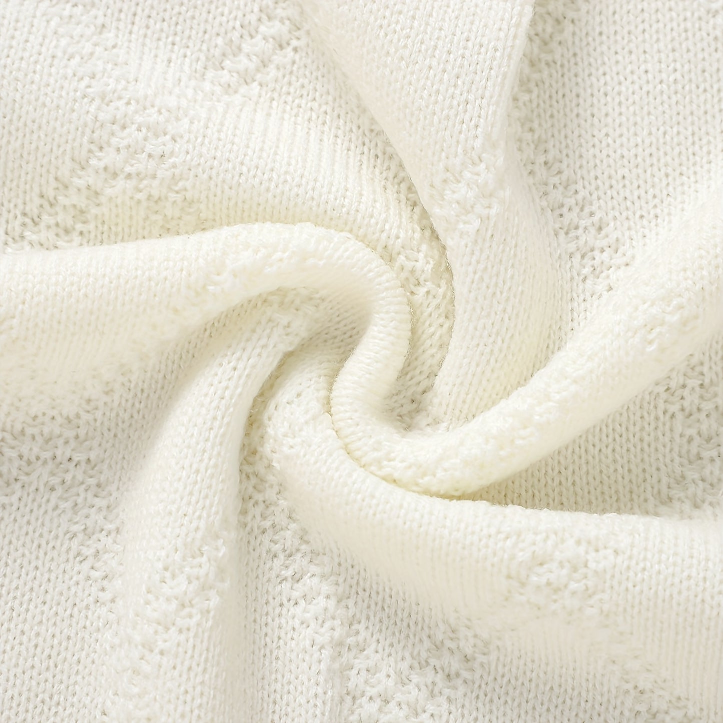 A Comfortable Simple Baby Knit Blanket Baby Swaddle Blanket Covered By Four Seasons