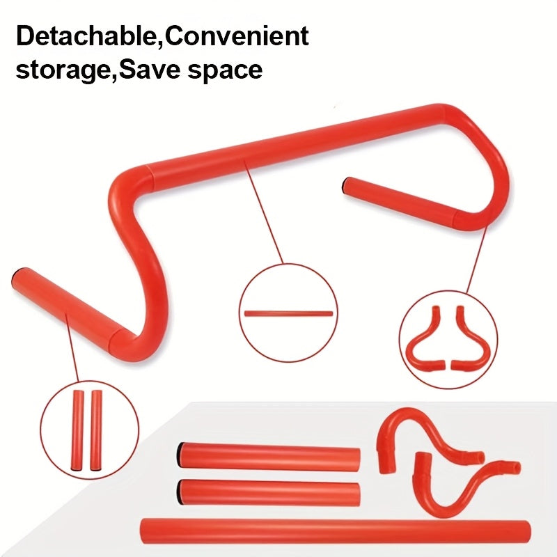 20 Feet Non-slip Agility Ladder Set + 12 Cones 4 Obstacles + Running Umbrella Basketball Soccer Training Speed Training Equipment Youth Physical Fitness Equipment Indoor And Outdoor Agility Training Hot Deal Free Storage Bag