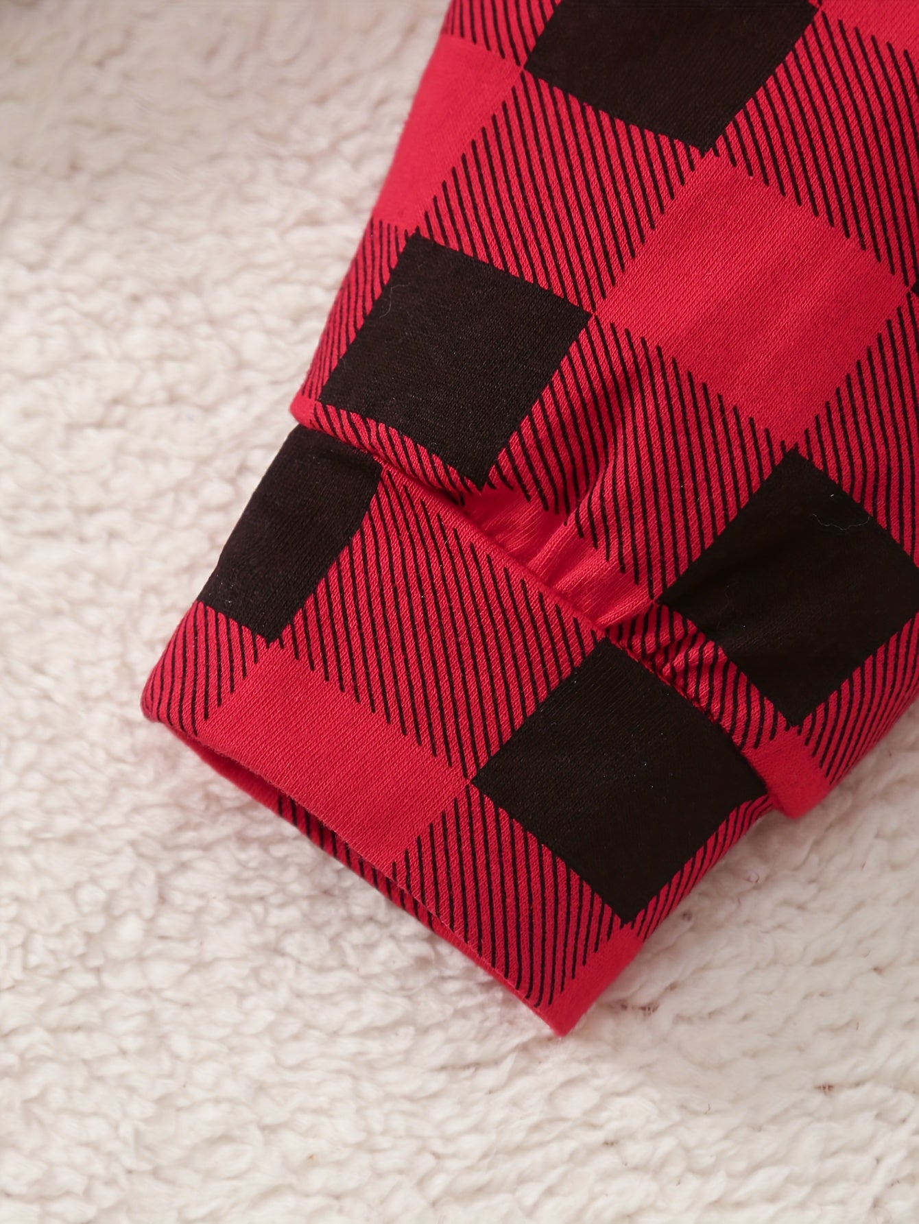 Adorable Baby Girl Christmas Outfit - Cozy Long-Sleeve Dress with "My 1st Christmas" Tree Print, Matching Checkered Pants & Red Bow Tie Scarf - Perfect Holiday Set for Newborns, Baby Girl Christmas Clothes, Perfect for Outdoo