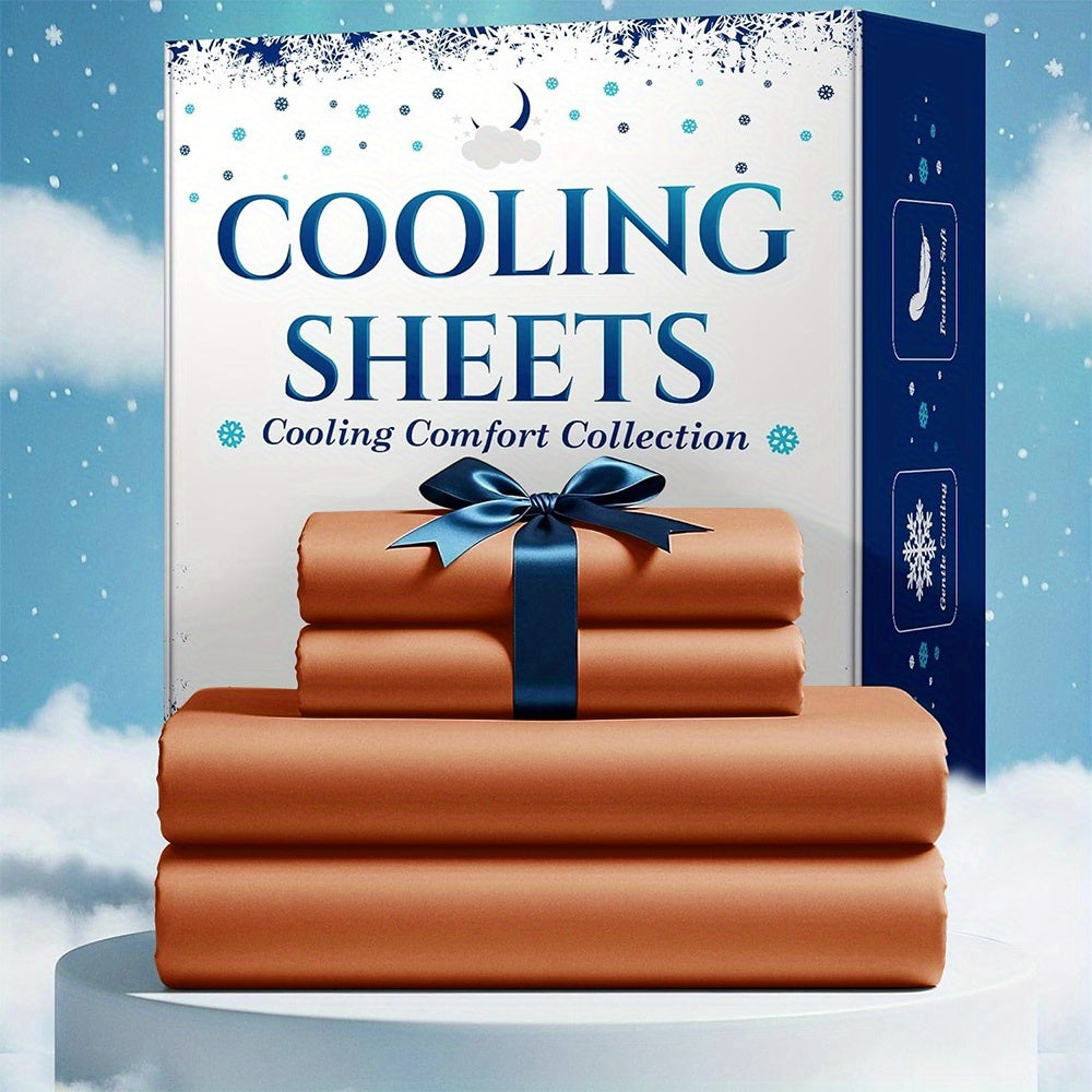 Extra Deep Pocket King Sheets - 4pcs Breathable & Cooling Bed Sheet Set, Hotel Luxury, Soft Wrinkle-Free for Extra Deep Mattresses