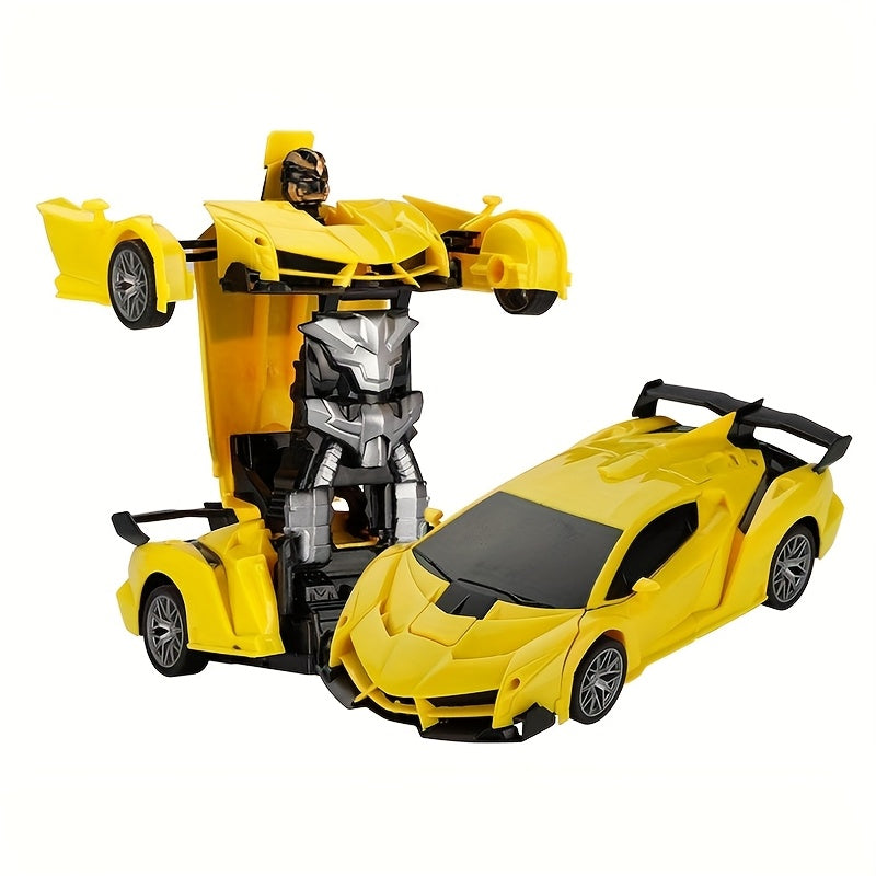 Transformable Remote Control Car Robot, R/C Car Toy, 1:18 Scale 360° Drifting, One-Click Transformation, Suitable for Kids Over 3 Years Old, Educational Toy, Kids' Day Gift, Birthday Present