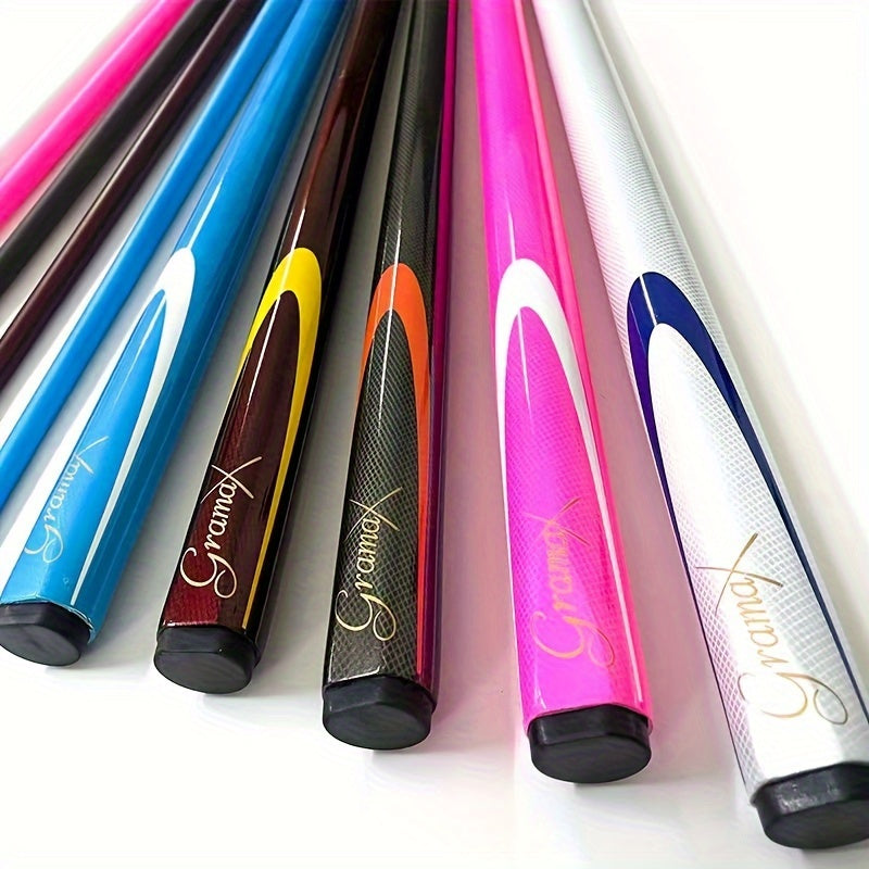 Premium Carbon Fiber Pool Cue - 1/2 Split, Stainless Steel Joint, Versatile for Snooker & Billiards, Black