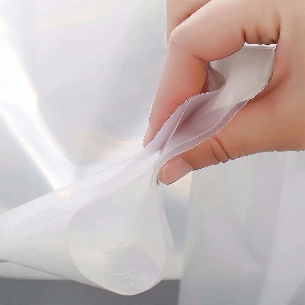 6.5 ft. x 32 ft. 3.1 Mil Plastic Clear Polyethylene Greenhouse Film for Grow Tunnel and Plant Cover & Frost Blanket