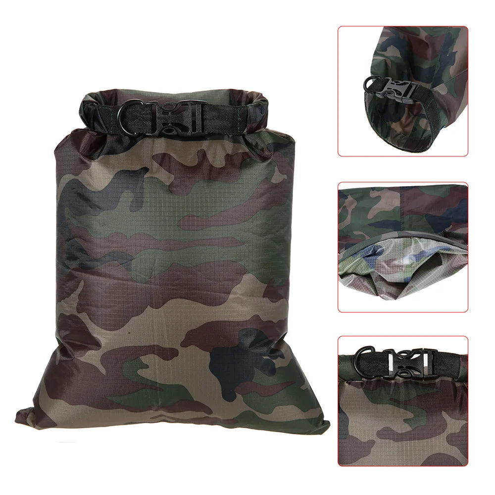 Pack of 3 Waterproof Bag 3L+5L+8L Outdoor Ultralight Dry Sacks for Camping Hiking Traveling Fishing Swimming