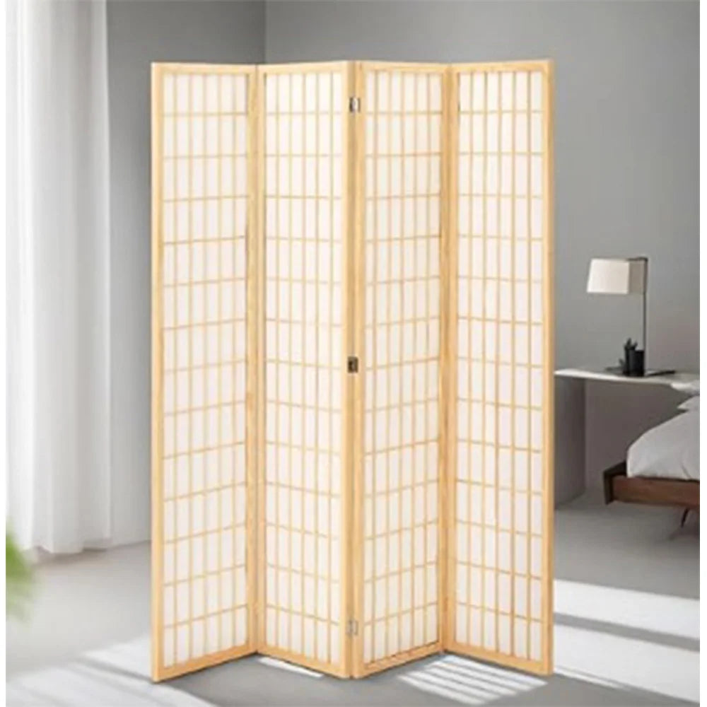 Folding Room Divider Wood Carved Privacy Screens - Ideal Decorative Partition for Home, Office, Restaurant, Bedroom