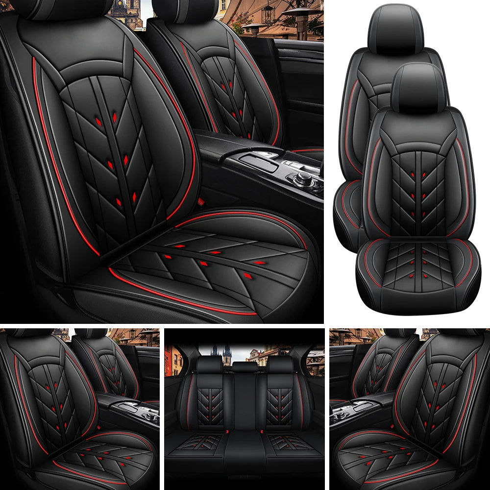 5-Seater Car Seat Cover Full Set Universal Deluxe Waterproof