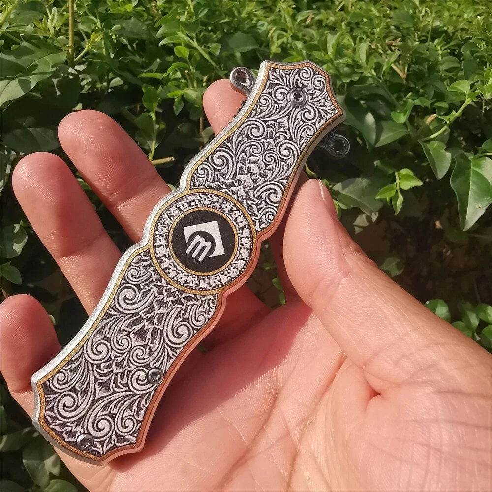 8Cr15mov Blade Steel Folding Knife - Utility Pocket Multi Knife for Camping