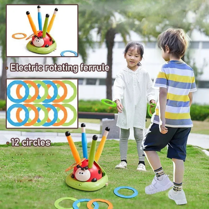 3-In-1 Kid Skipping Rope Machine Ferrule Game Adjustable Sport Machine Somatosensory Training Toy Indoor Outdoor Sport Equipment