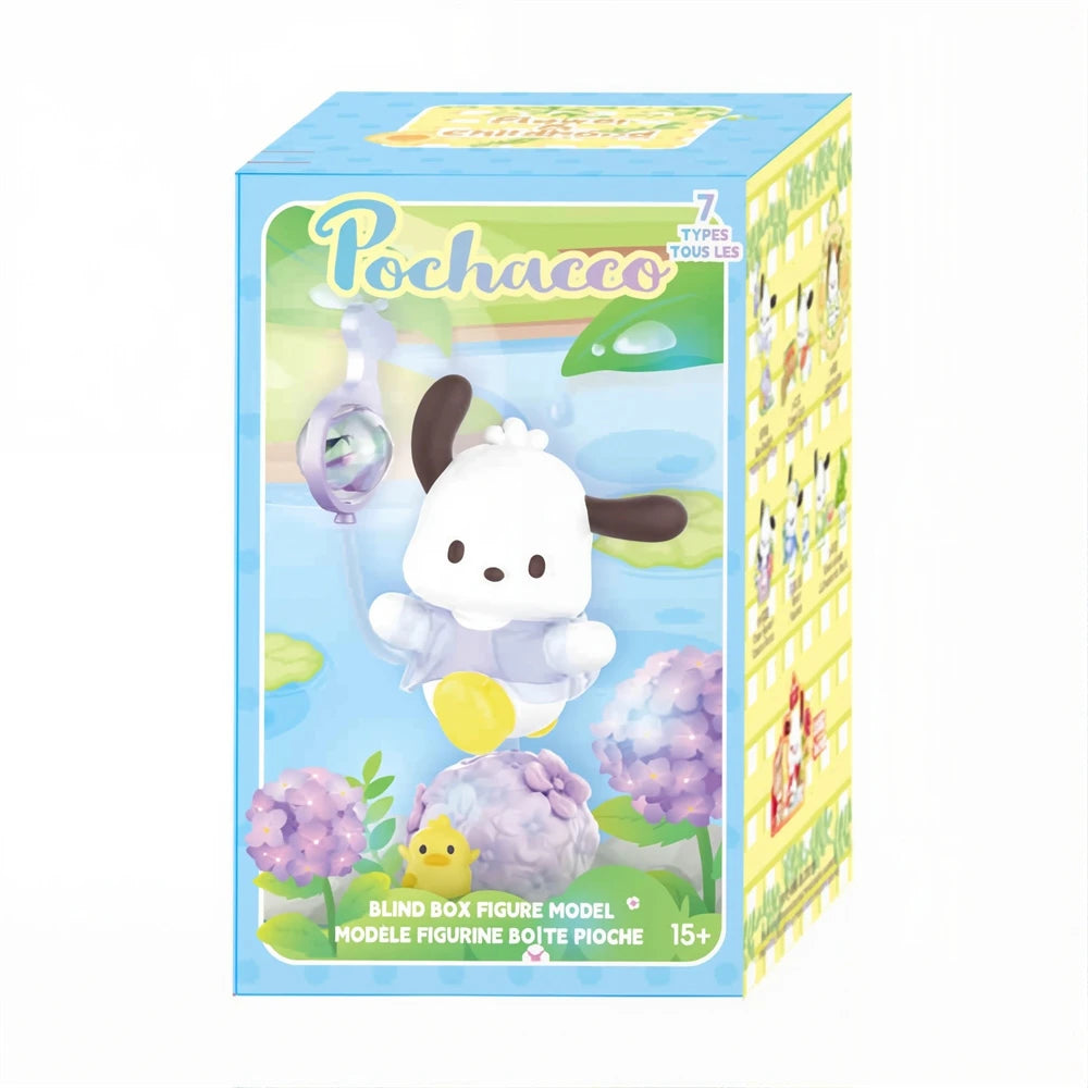 MINISO Pochacco Flowers And Young Pochacco's Small Garden Series Mystery Box Fashion Play Handmade Decorative Gifts Random Style