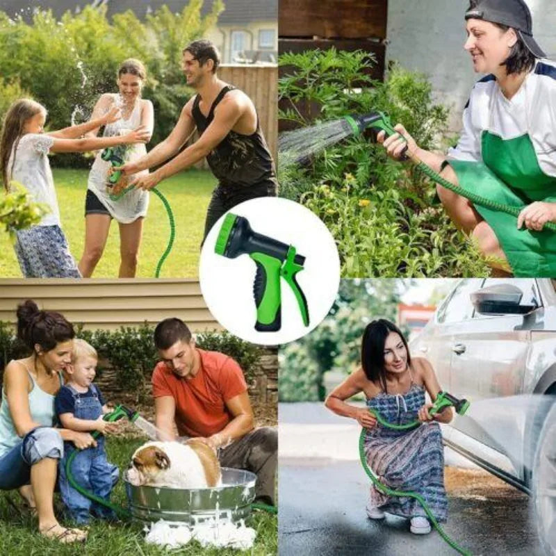 NEW 50FT 100FT 4X Stronger Deluxe Heavy Duty Expandable Flexible Garden Water Hose US Stock