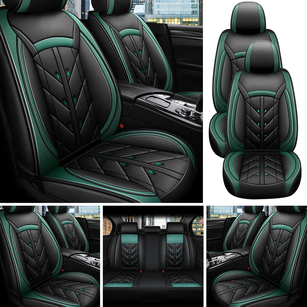 5-Seater Car Seat Cover Full Set Universal Deluxe Waterproof