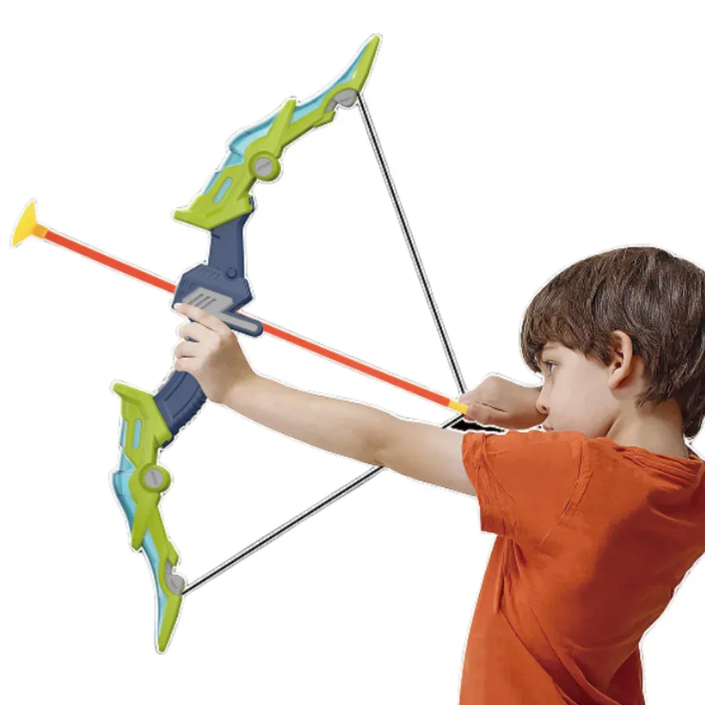 Bow and Arrows Kids Archery Bow Practice Recurve Bow Indoor Outdoor Sports Game Hunting Shooting Toy Boys Gift Bow Kit Set