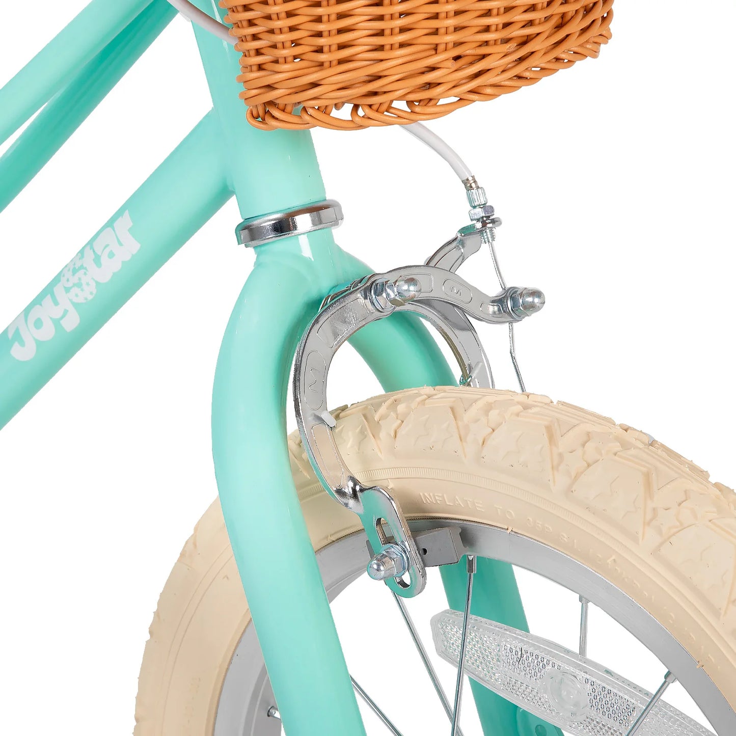 JOYSTAR Retro Style Girls Bike for 2-12 Years Kids, 12 14 16 Inch Kids Bike with Training Wheels, 20 Inch with Kickstand, Green