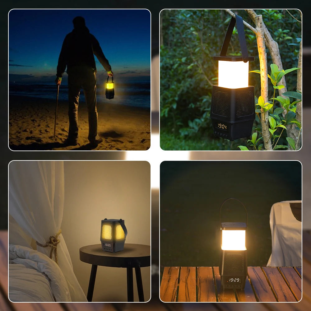 Hand held lamp Camping Light Dimming Portable lantern 3600Mah 2W Warm Light Cold Light USB Charging