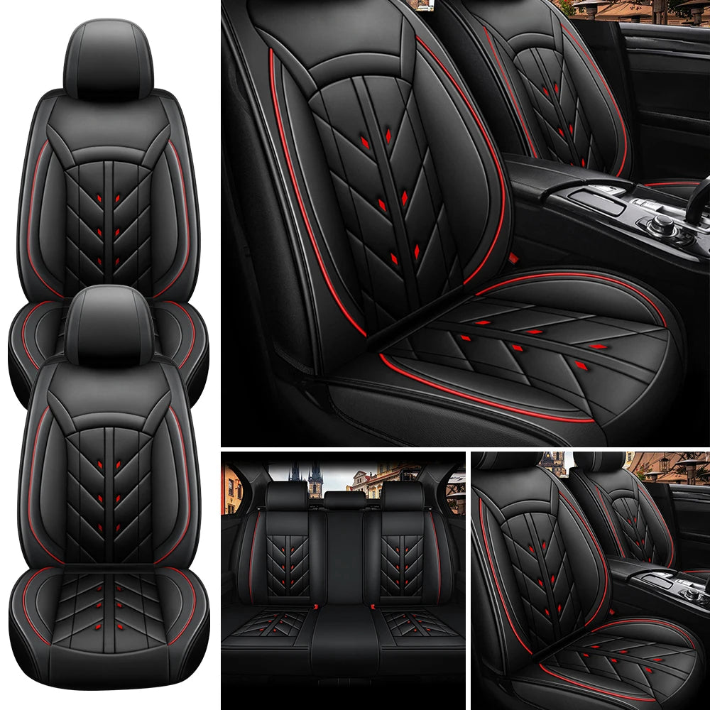 5-Seater Car Seat Cover Full Set Universal Deluxe Waterproof