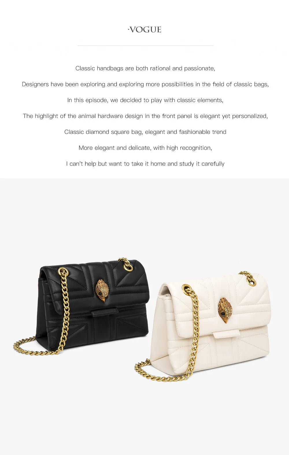2025 New Arrival Women's Bag, Quilted Chain Shoulder Bag, Fashion Crossbody Bag