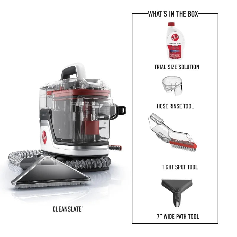 Hoover CleanSlate Portable Carpet and Upholstery Pet Spot Cleaner, FH14010