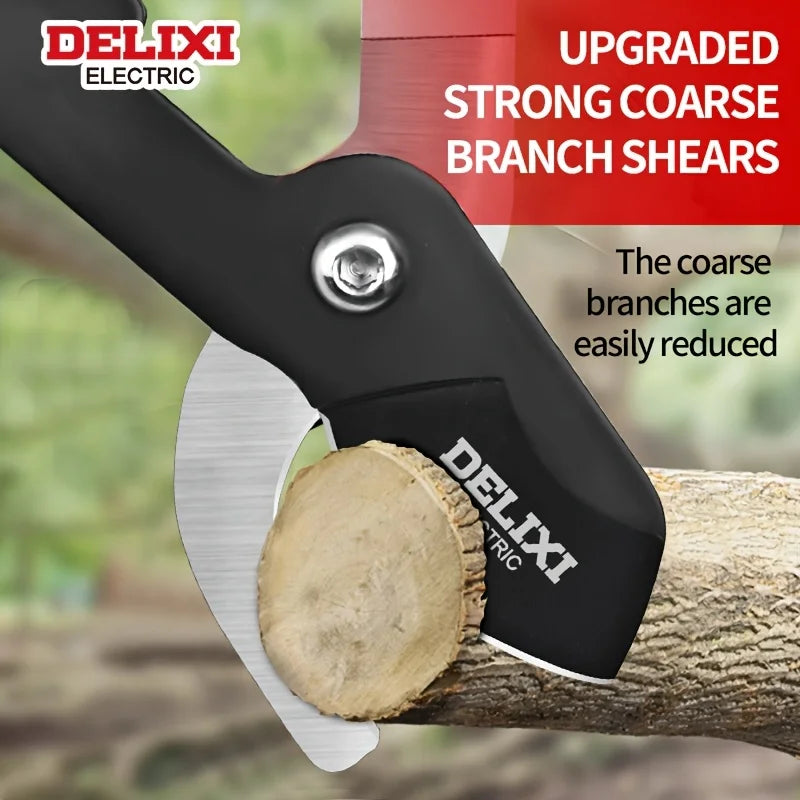 DELIXI ELECTRIC 23-inch Manual Rough Pruning Shears, Garden Pruning Shears,Gardening Tools, Steel Blades