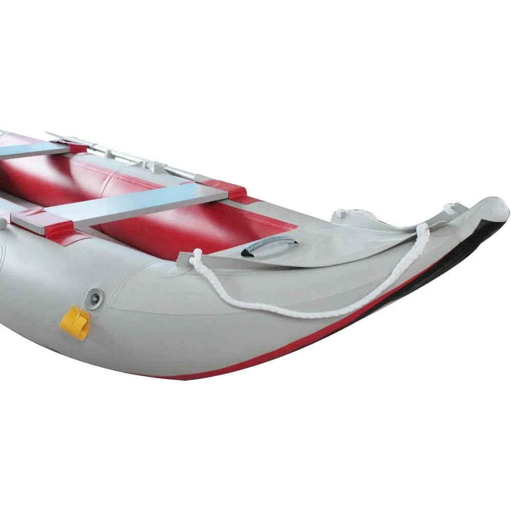 12 ft Inflatable Kayak Fishing Tender Inflatable Poonton Boat 2 Person Kayak