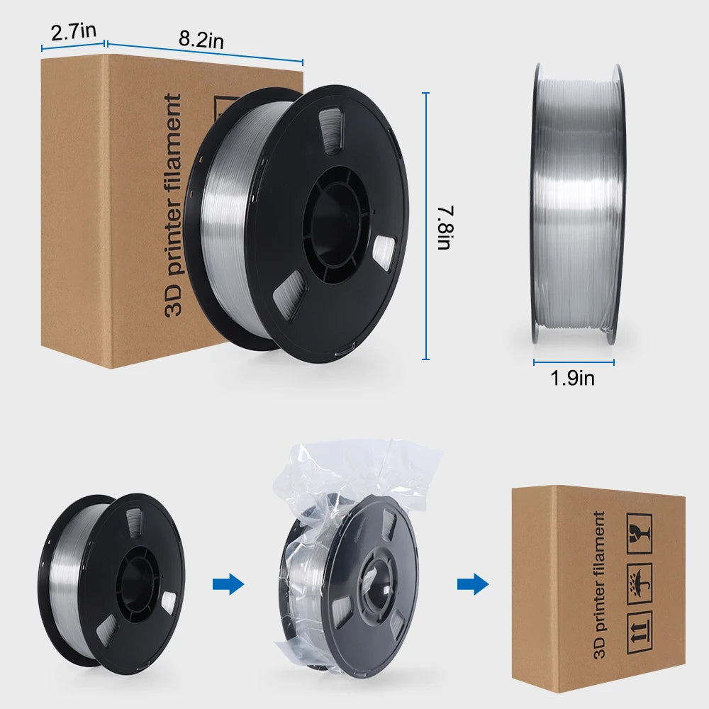 PLA Filament 1.75mm 5kg 10kg 3D Printer Filament Standard 1kg/roll Plastic Spool PLA Black Mix Color Print Material Free Shippin
