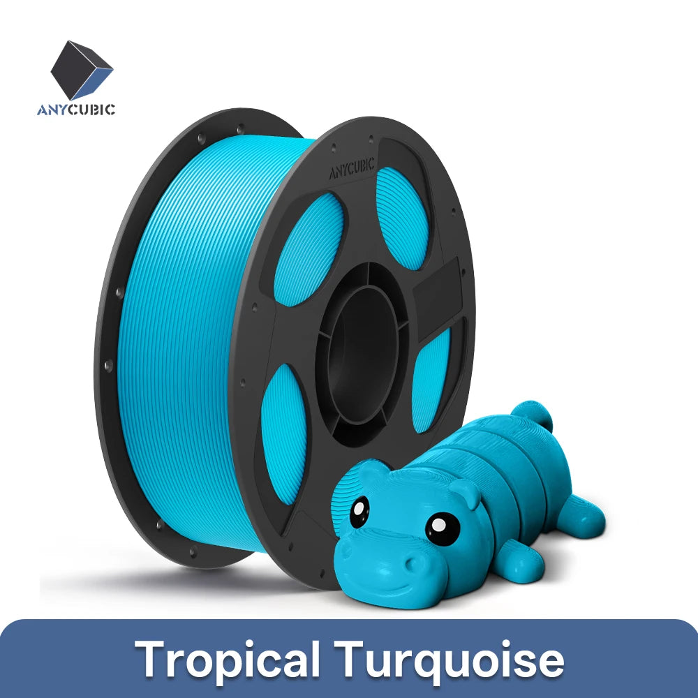 ANYCUBIC PLA+ 3D Printer Filament 1.75mm 1KG/Roll High Precision Pla Plus 3D Printing Material Plastic Rubber Consumables