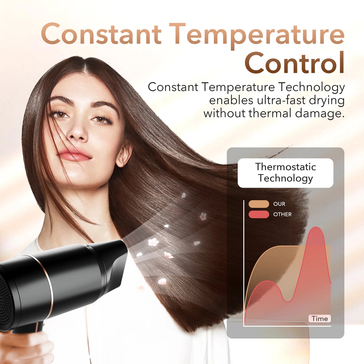 Sejoy 1800W Electric Hair Dryer 110v Hair Dryer Personal Hair Care Styling Negative Ion Tool Constant Anion Hair Dryers