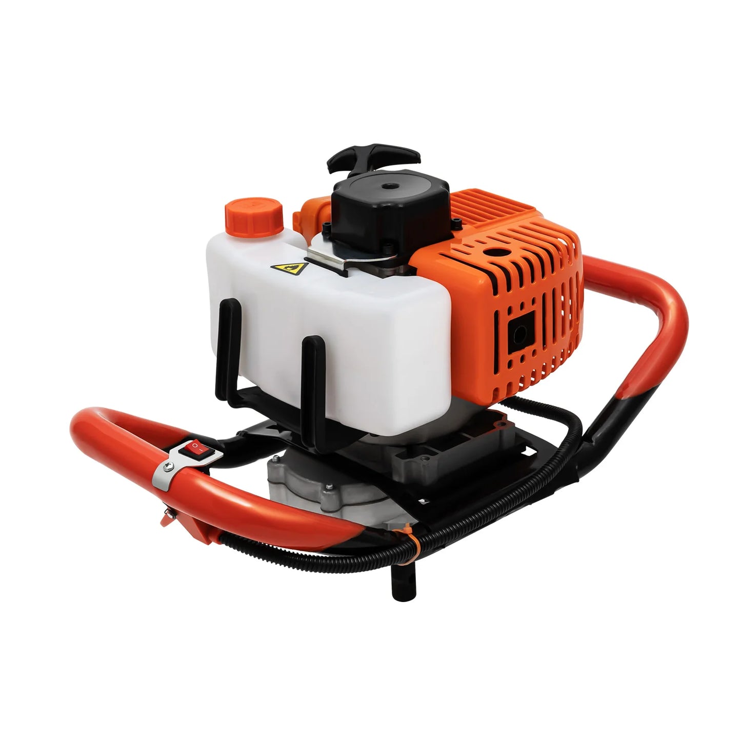 2cc 2-Stroke Petrol Earth Auger Post Hole Borer Ground Drill + 3 Auger Bits