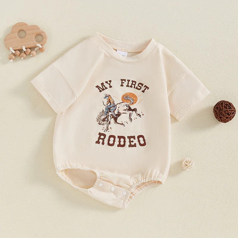 Cute Cartoon Animal Print Sleeveless Romper with Round Neckline for Infants and Toddlers Summer Jumpsuit for Boys and Girls