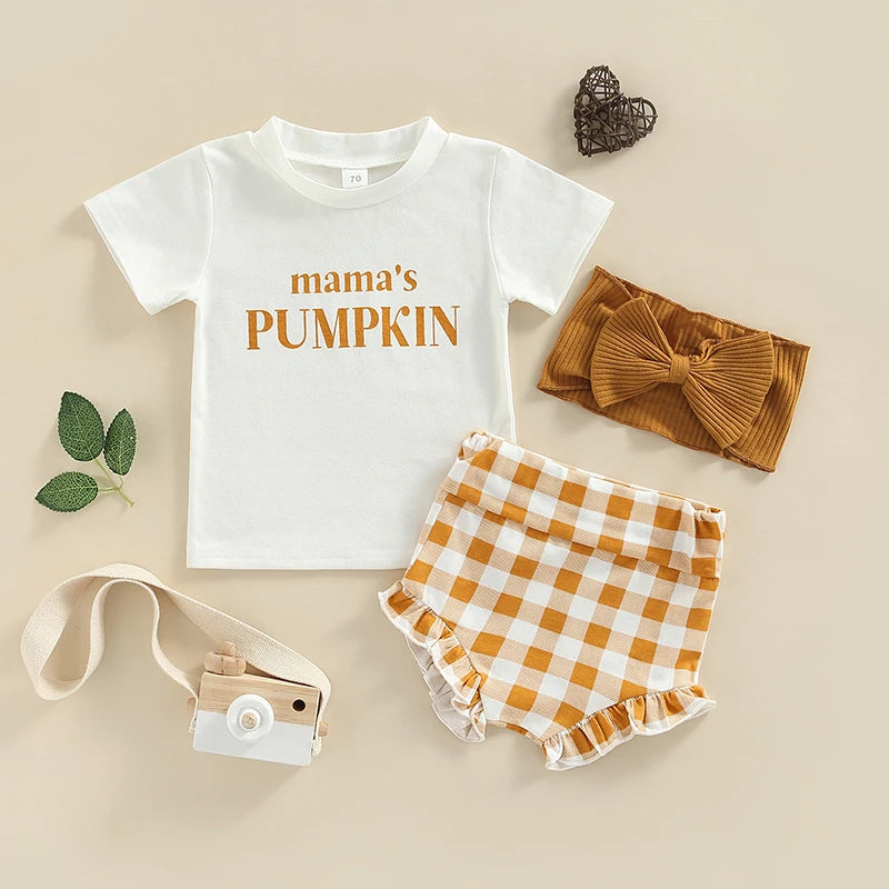 3Pcs Baby Boy s Outfit Set Stylish Graphic Print Tee and Denim Shorts with Matching Cap Socks for a Trendy Look