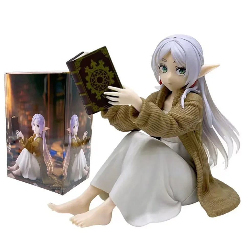 Frieren Beyond Journey's End Frieren Anime Figure Desktop Cute no night-suit Frieren Action Figure Figurine Model Doll Toy