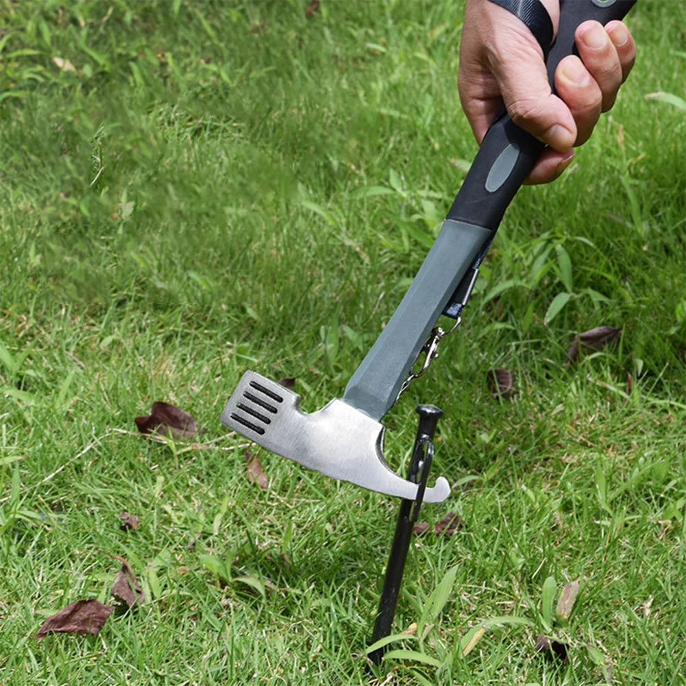4/8Pcs Tent Stakes Forged Steel Tent Pegs Heavy Duty Ground Stakes 30cm Ground Anchors with Storage Bag for Outdoor Camping