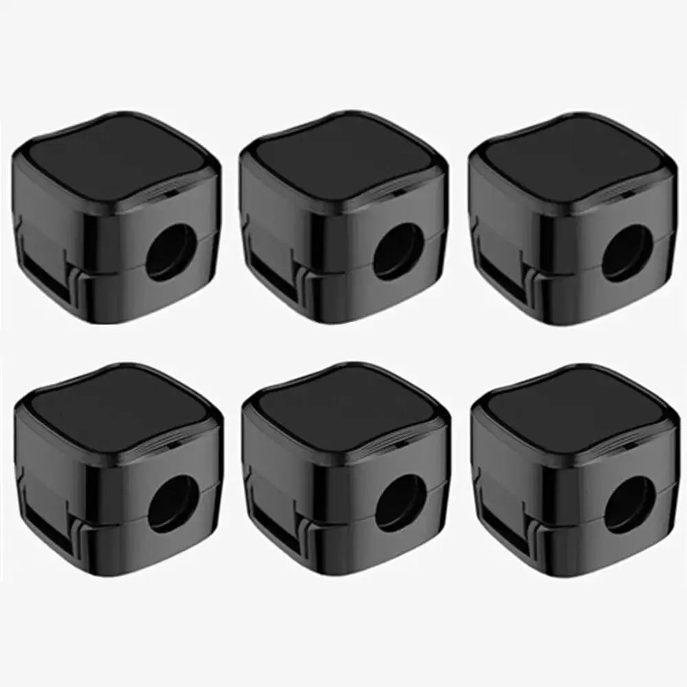 Black Magnetic Cable Management Clips (6pcs): The Perfect Phone Charging Cord Holder