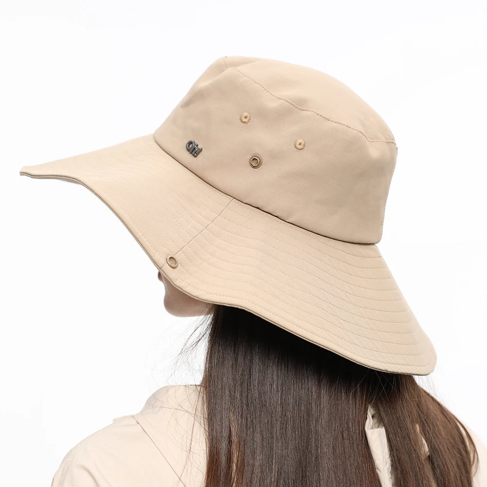 Ohsunny Alpine Hat Women Bucket Caps,UPF50+ Lightweight Packable Hiking Hats Unisex,Outdoor UV Protection Sunhats