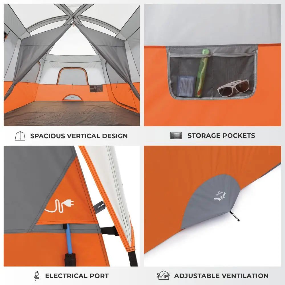 Tent for Family Camping 10 Person 11 Person 12 Person Large Multi Room Cabin Tents for Car Camping amp Outdoor Adventures