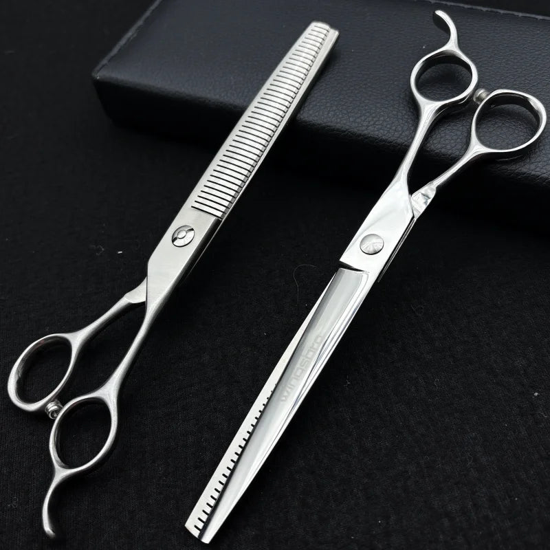 7.5 inch Thinning scissors for pet groomers, thinning scissors for dog grooming,dog hair scissors