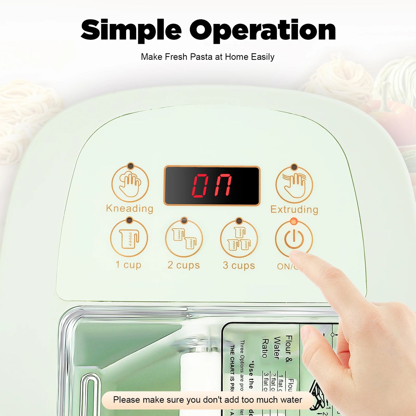 Pasta Maker Electric Pasta Maker Pasta Maker with 13 Molds Noodle Machine 110V