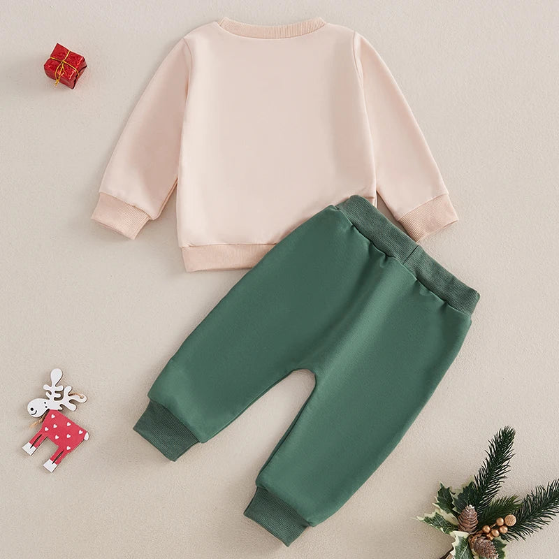 Toddler Boys Outfit Short Sleeve Round Neck Printed T-shirt with Drawstring Waist Shorts Summer Clothing Set for Kids