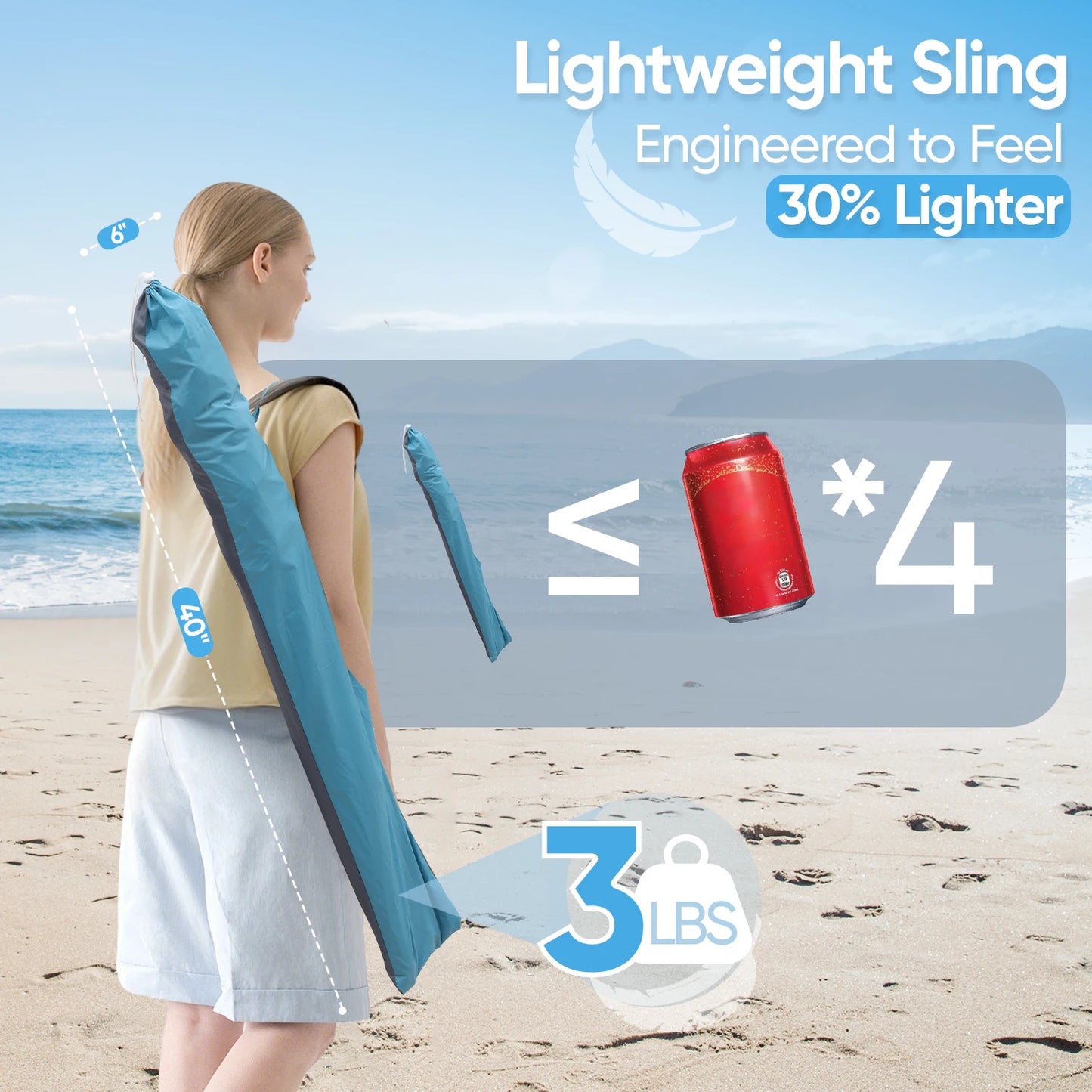 Beach Umbrella Canopy Tent Sun and Rain Canopy Umbrella with Side Flaps Groundsheet Portable Shade Sun Canopy Umbrella