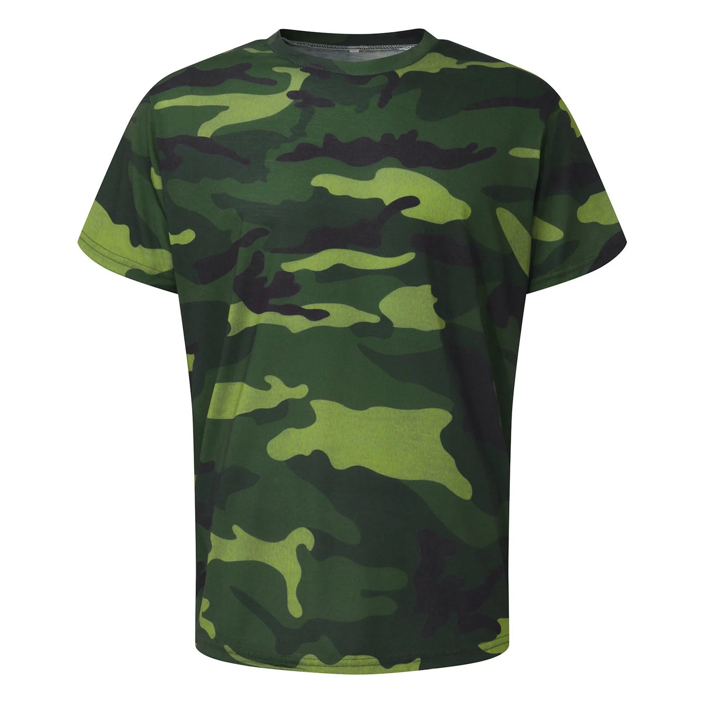 Men'S Casual Summer Round Neck Tight Sexy Camouflage Short Sleeve Top Men'S Sports T-Shirt Chemise Homme Ropa Hombre T-Shirt Men