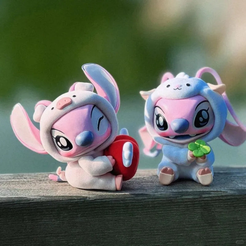 MINISO Disney Stitch Animals Party Series Blind Box Mystery Box Stitch Action Figure Decor Ornament Surprise Bag Birthday Gifts
