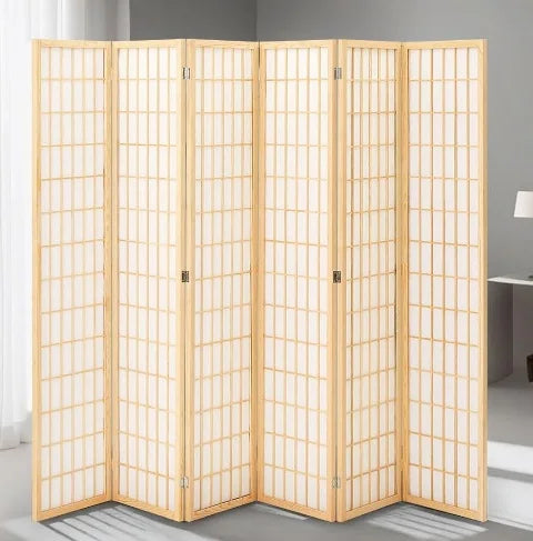 Folding Room Divider Wood Carved Privacy Screens - Ideal Decorative Partition for Home, Office, Restaurant, Bedroom