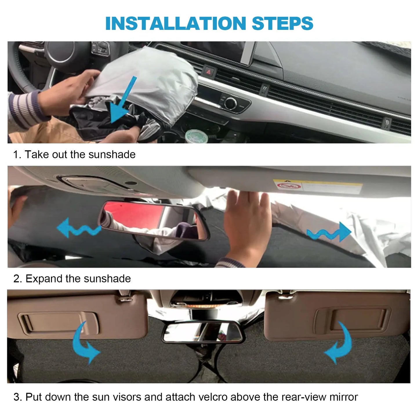 For Honda Civic 2006 2007 2008 2009 2010 2011 Car Windshield Sunshade Cover Front Window Sun Shade Visor UV Protect Accessories