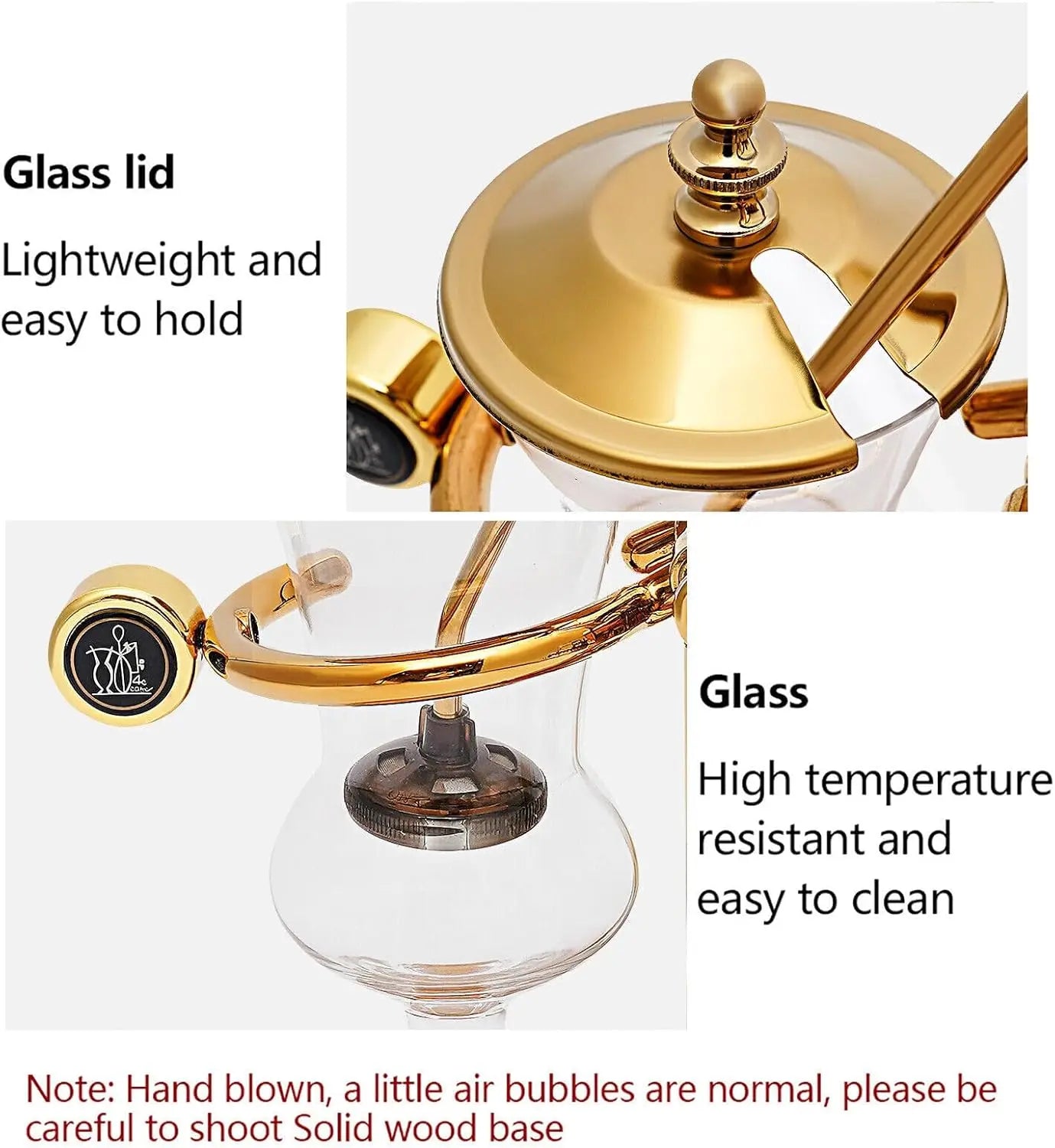Belgian Belgium Royal Family Balance Syphon Siphon Coffee Maker Vacuum Brewing System, Vintage Classic Retro Luxury Exquisite De