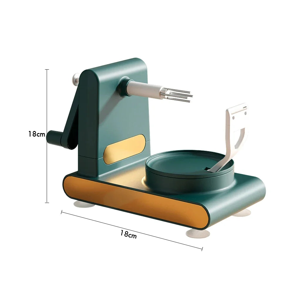 3 in1 Multi-functional Fruit Peeling Machine Fruit Potato Apple Peeler Vegetable Spiralizer Kitchen Hand-cranked Clipping Slicer
