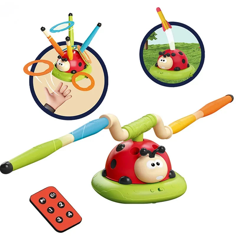 3-In-1 Kid Skipping Rope Machine Ferrule Game Adjustable Sport Machine Somatosensory Training Toy Indoor Outdoor Sport Equipment
