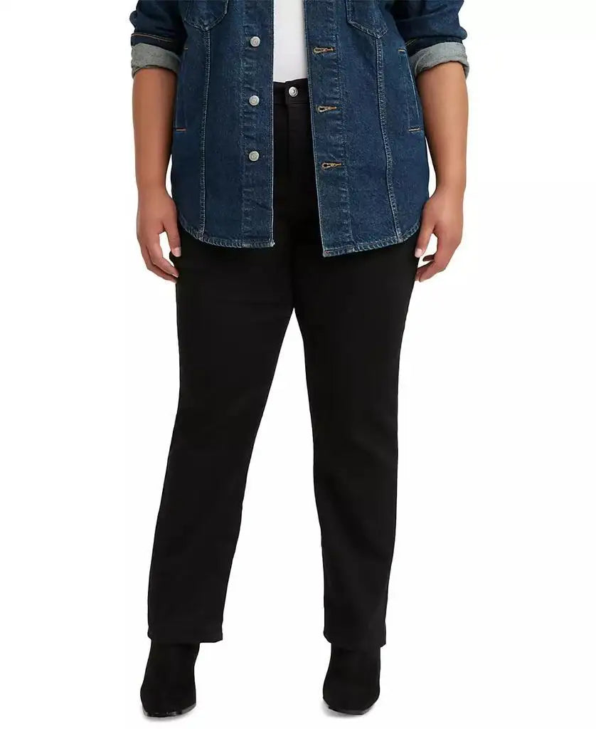 Levi's | Trendy Plus Size 724 High-Rise Straight-Leg Jeans