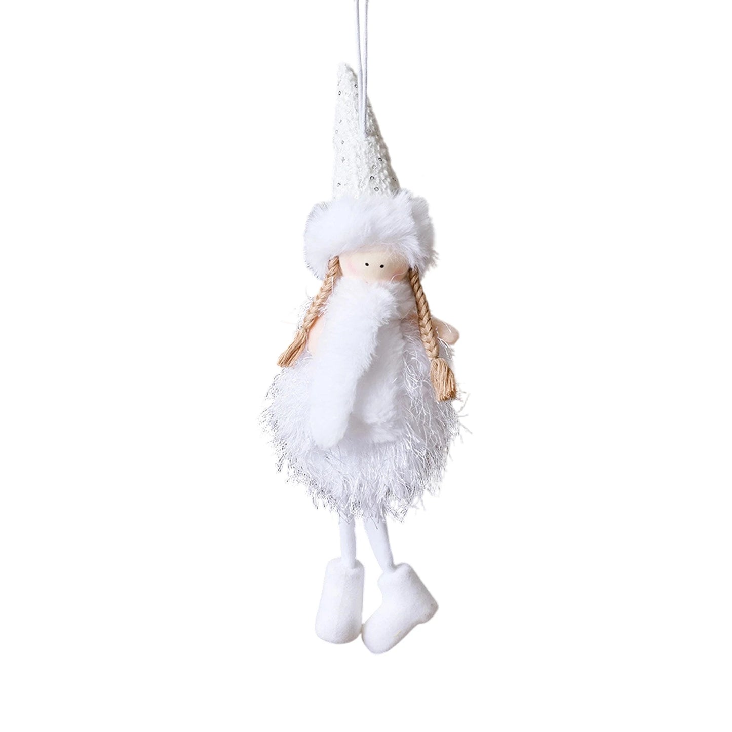 Festive Santa Claus Snowman Ornaments Whimsical Christmas Tree Hanging Decor for Home Office Party Celebration