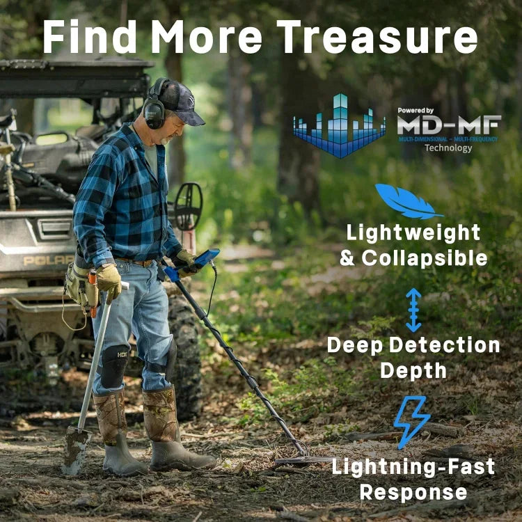 HOME-Garrett Vortex VX9 Metal Detector for Adults Professional MD-MF Technology Waterproof to 16 ft, 85” x 11” Searchcoil, 7 F c